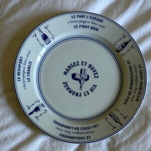 Porcelain French appetizer plates (3)